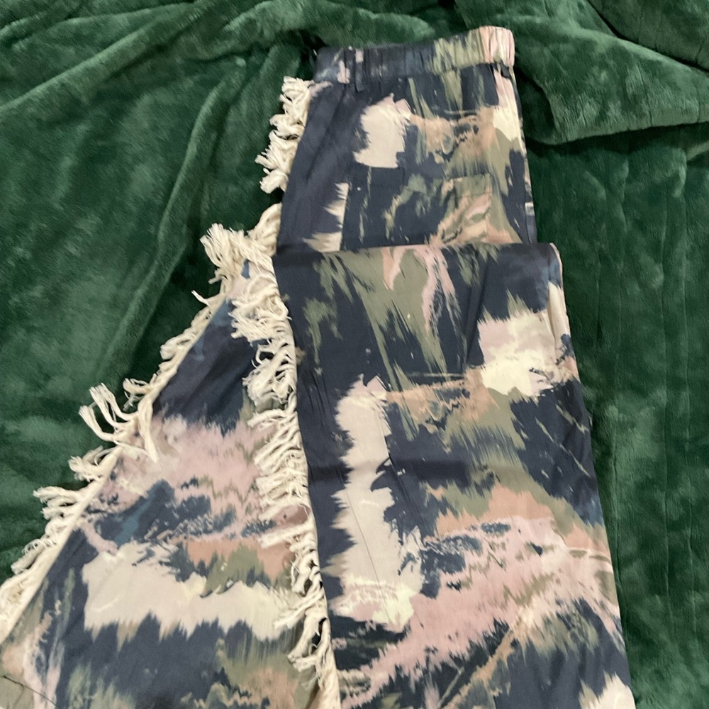 Boutique Brand Highlights Plus Size 2X Fringe Pants - Picture 5 of 8